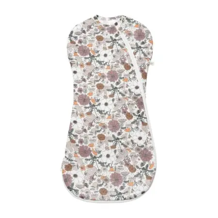 Perlimpinpin	Bamboo Newborn Sleep Bag - Floral Patch	BB31620-Jardin 775706589097 Tjskids.com
