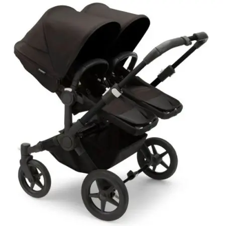Bugaboo Donkey 5 Duo Extension Complete - Midnight Black-Midnight Black
