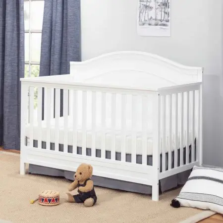Charlie 4 in 1 Convertible Crib White
