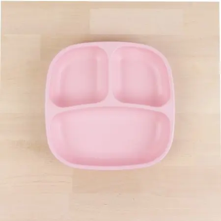 Re-Play	Divided Plate - Ice Pink	817	98601008174 Tjskids.com

