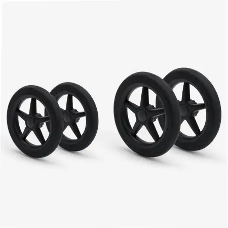Bugaboo Donkey/Buffalo Wheel Replacement Set BLACK	110004ZW01	8717447124399 Tjskids.com
