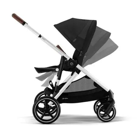 Cybex eGazelle S - Silver Frame with Moon Black Seat	524000553 Tjskids.com