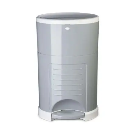 Dekor Eko Plus Grey Diaper Pail 2-12226 894433002881 Tjskids.com