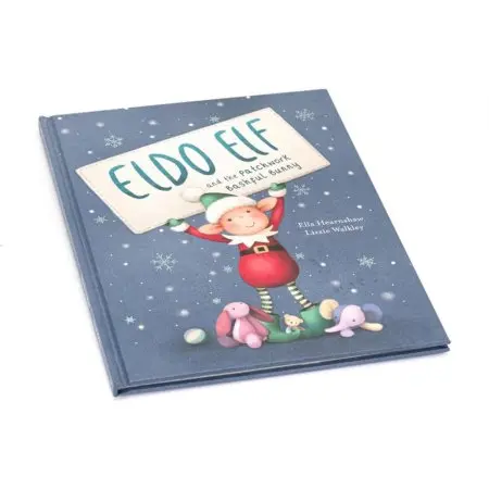 Jellycat Eldo Elf and the Patchwork Bunny Book BK4ELD Tjskids.com
