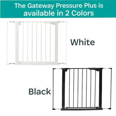 KidCo Gateway Pressure Mount Gate 32 inch - Black 		786441010319 Tjskids.com
