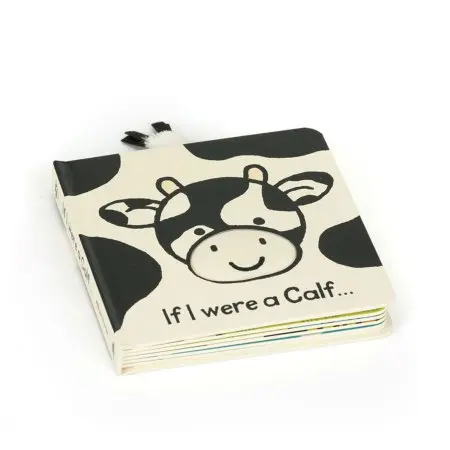 Jellycat If I Were A Calf Board Book  BB44CALF 670983162455 Tjskids.com