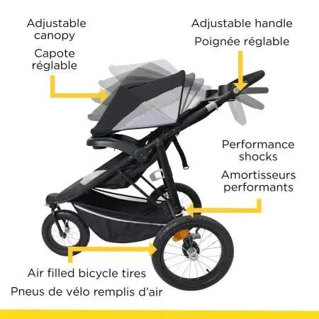 Safety 1st Interval Jogger Travel System Grey Gravity	01327CGGR 884392015862 Tjskids.com
