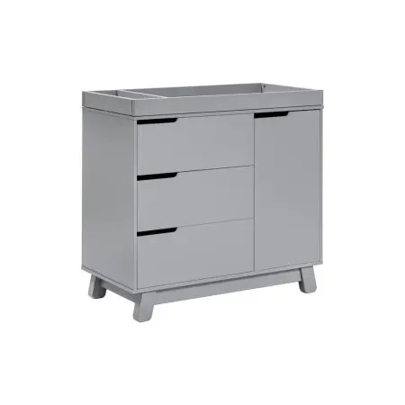  Hudson 3 Drawer Changer Dresser - Grey