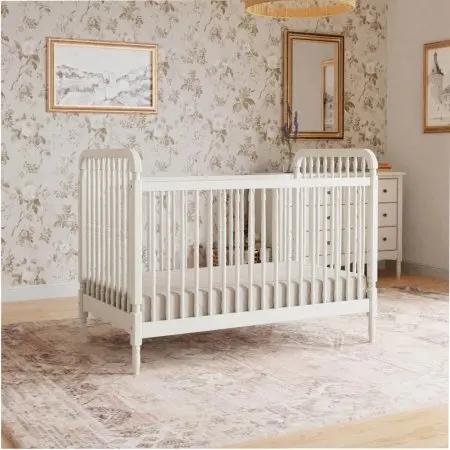Namesake Liberty 3-in-1 Convertible Spindle Crib - Warm White M7101RW 48517819012 Tjskids.com