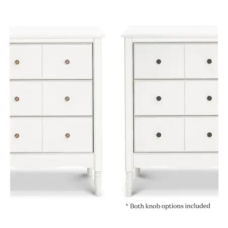 Namesake Liberty 6-Drawer Assembled Dresser - Warm White	M7116RW 48517865132 Tjskids.com
