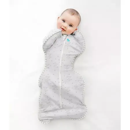 Love to Dream Swaddle Up You are my Light Grey 0.2 Tog