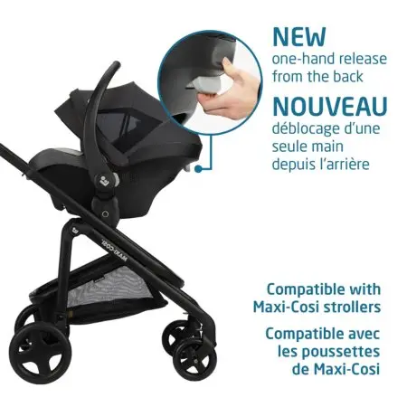 Maxi Cosi Mico Luxe+ Infant Car Seat Select Grey