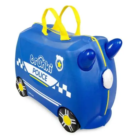 Trunki Children Ride On Suitcase - Percy the Police Car TR-0323 5055192203239 Tjskids.com