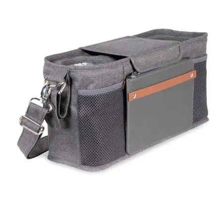 Wonderfold	Parent Console With 2 Insulated Cup Holders - Gray	PC02-GRY 604085129061 Tjskids.com

