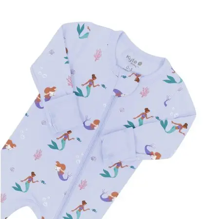 Kyte Baby Printed Zippered Footie - Mermaid Tjskids.com