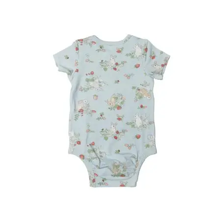 Loulou Lollipop Short Sleeve Bodysuit - Some Bunny Loves You Tjskids.com