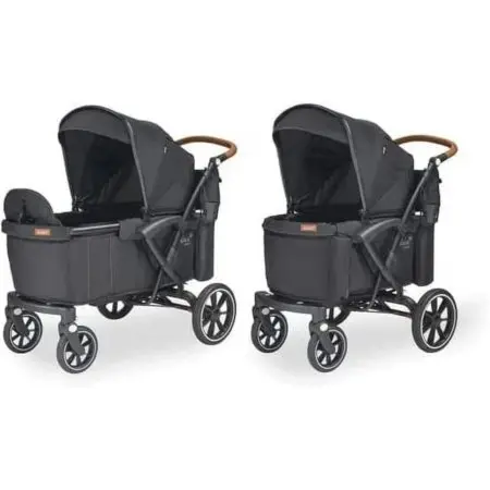 Larktale	Sprout V2 Single to Double Stroller/Wagon - Byron Black	LK52010 Tjskids.com