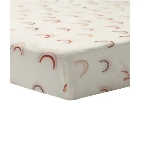 Loulou Lollipop Tencel Fitted Crib Sheet - Canyon Rainbow	TCRBCRB Tjskids.com