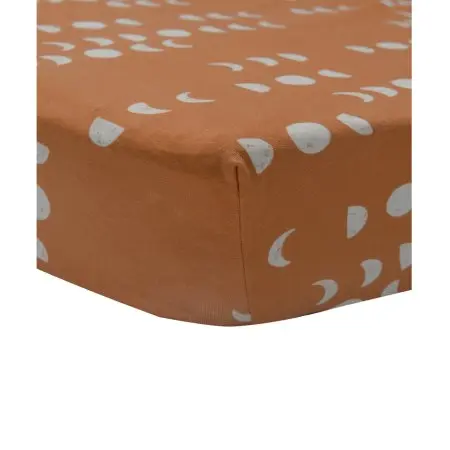 Loulou Lollipop Tencel Fitted Crib Sheet - Moon TCRBMON 825754037603 Tjskids.com