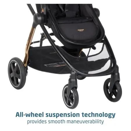 Maxi Cosi Zelia Luxe 5-in-1 Modular Travel System - New Hope Black 01363CHCT 884392003609 Tjskids.com