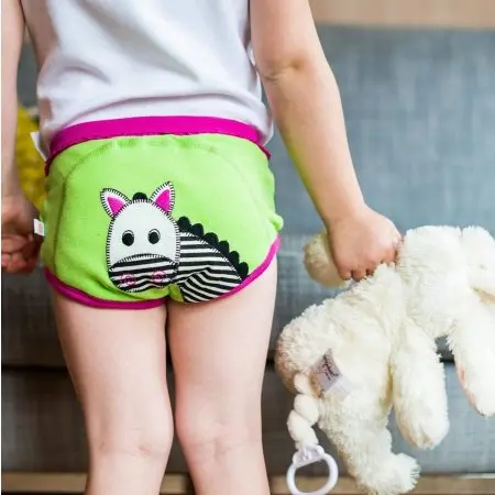 Organic Training Pant Set 3 Piece Girl - Safari Friends