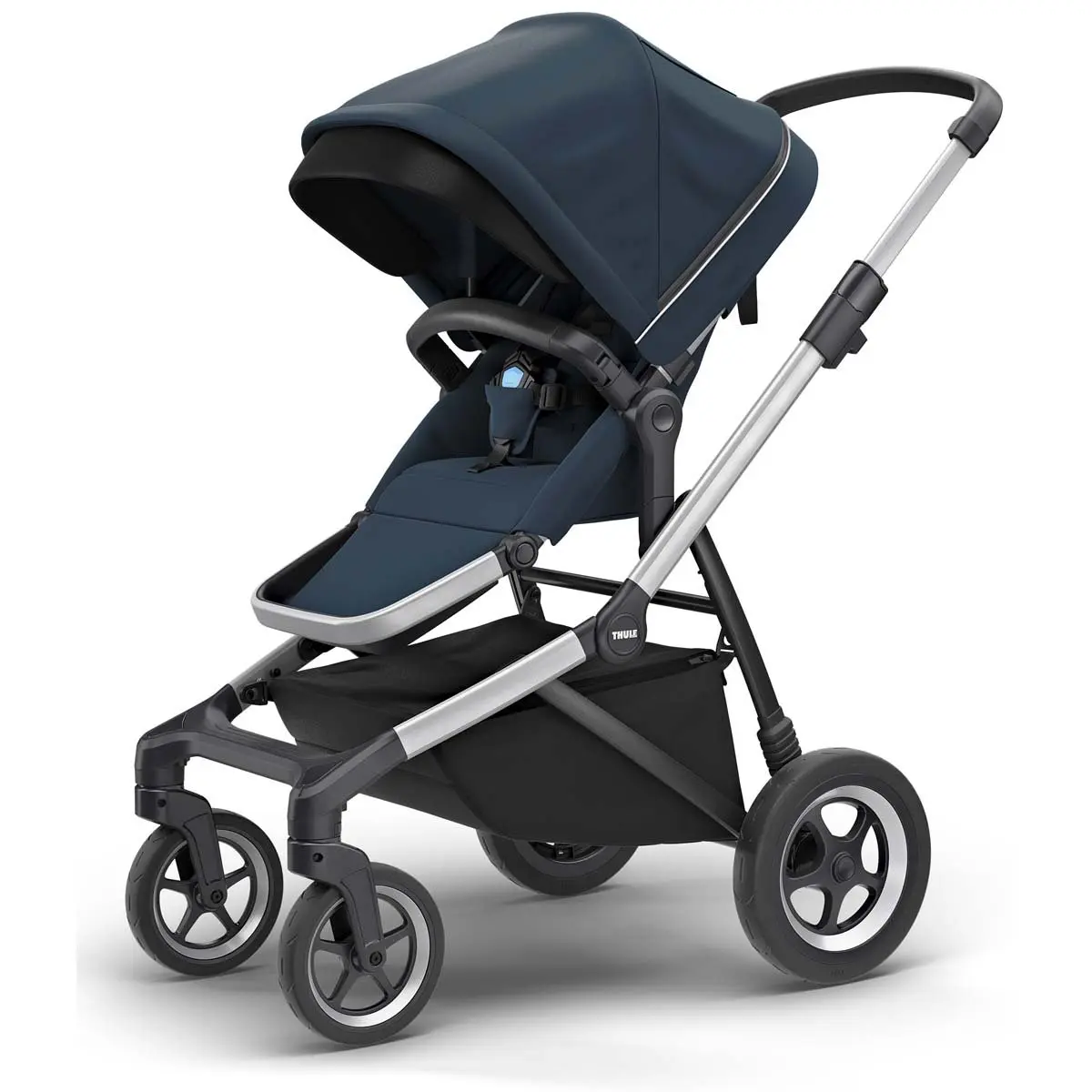 Shop Thule Sleek Stroller Navy Blue 11000005 TJSKIDS.COM TjsKids