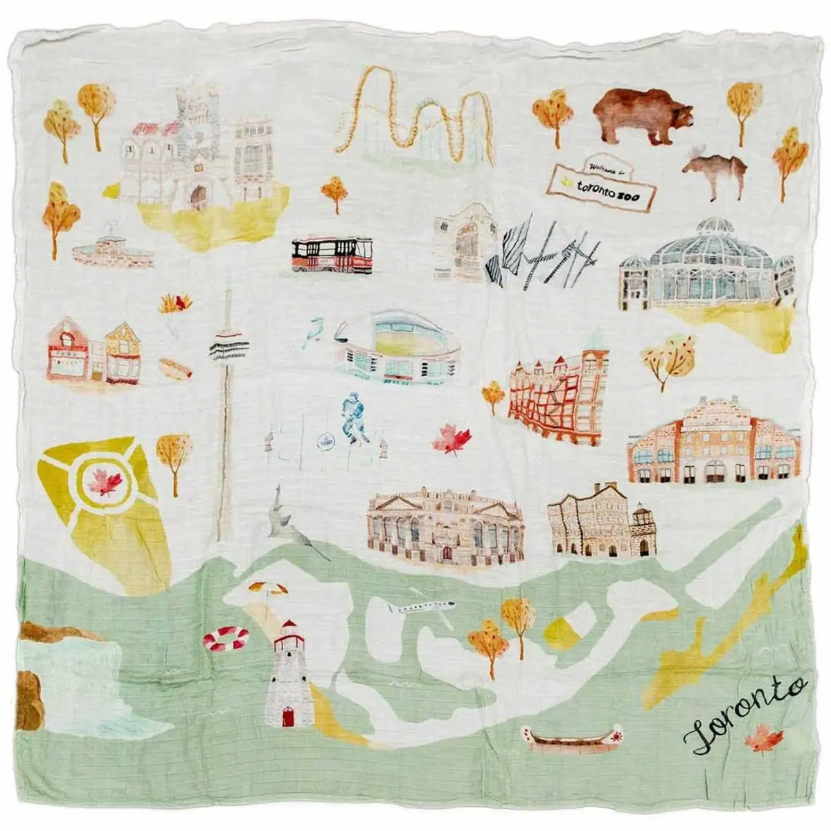 SHOP Loulou Lollipop Luxe Muslin Swaddle Toronto TJSKIDS.COM TjsKids