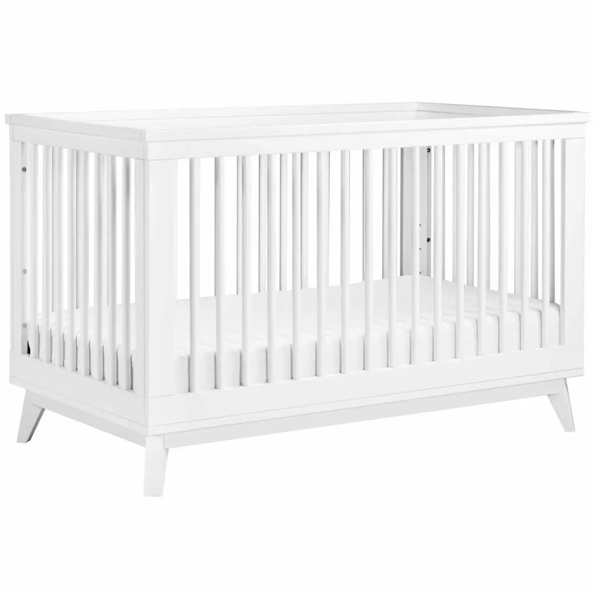 SHOP Babyletto Scoot 3 in 1 Crib with Toddler Rail White TJSKIDS TjsKids