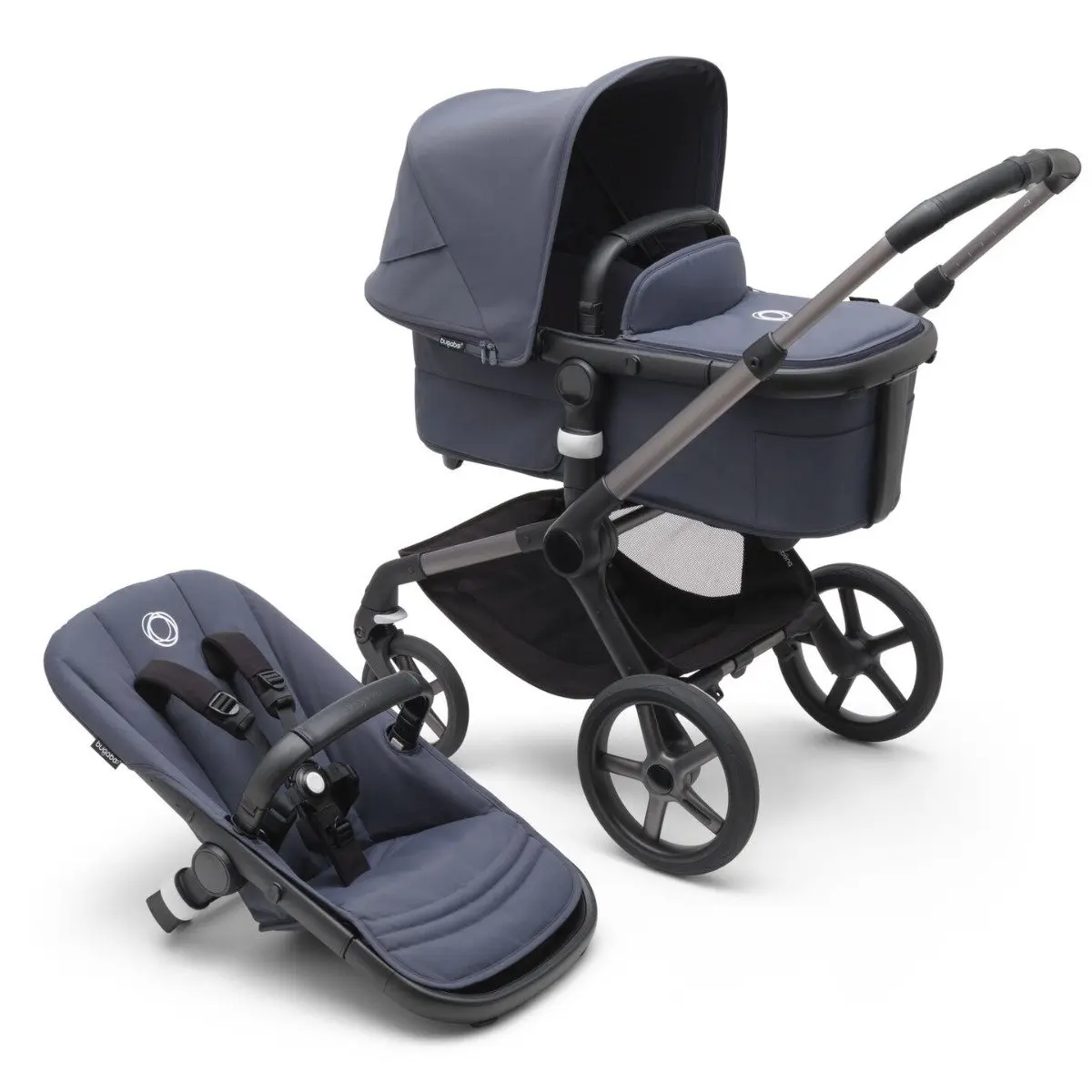 Fox 5 Complete Stroller Graphite Stormy Blue Stormy Blue
