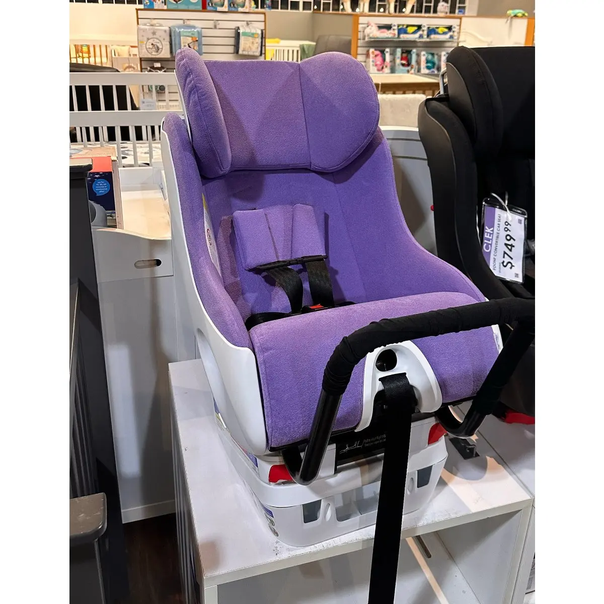 Clek Foonf Convertible Car Seat Aura Marine Floor Model TjsKids