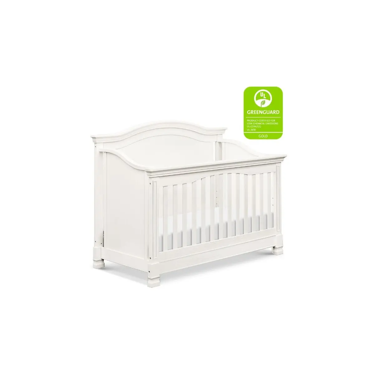 Louis 4 In 1 Convertible Crib Warm White