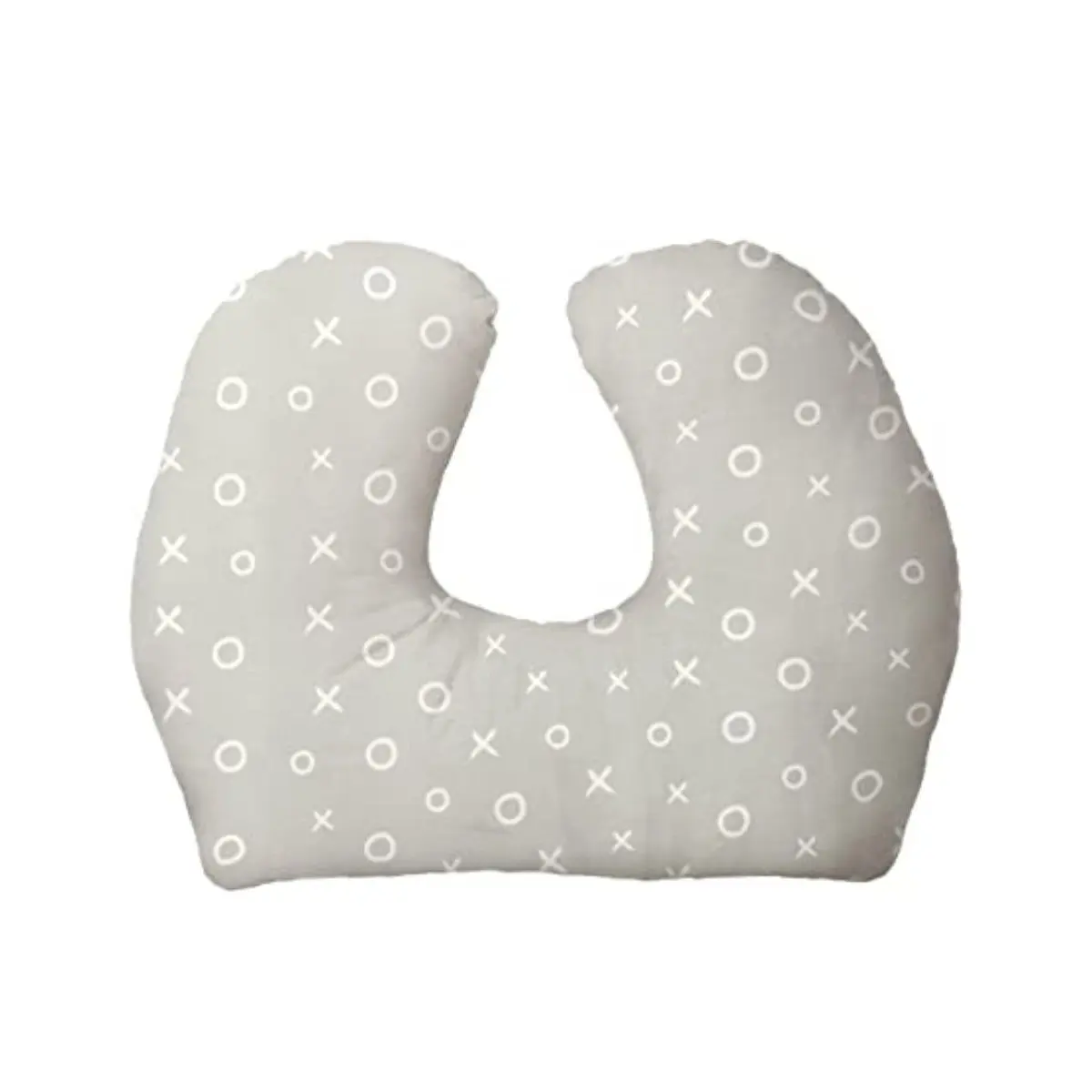 Jolly Jumper Baby Sitter Nursing Cushion Hugs and Kisses Grey and White TJSKIDS.COM TjsKids