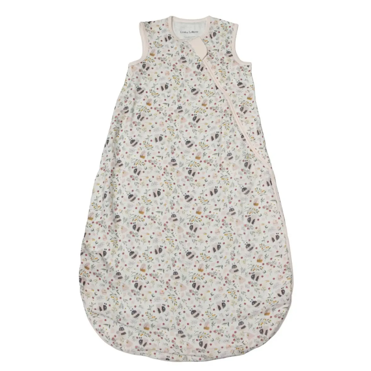 LouLou Lollipop Lightweight Muslin Sleep Bag Bumble Bees 6 18M