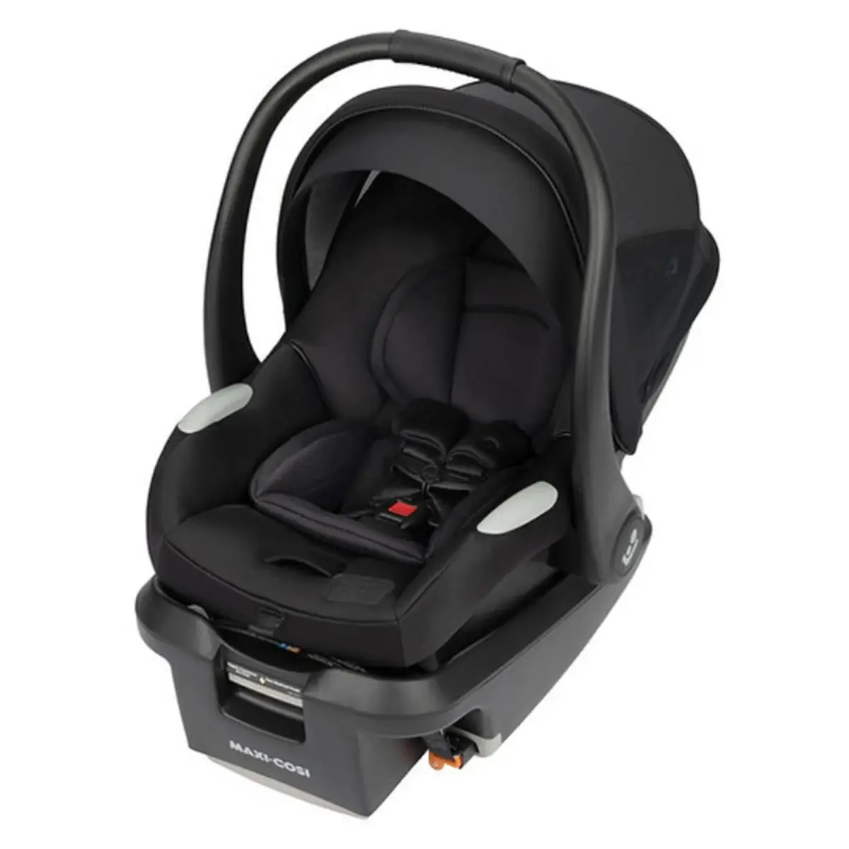 Black newborn car seat discount