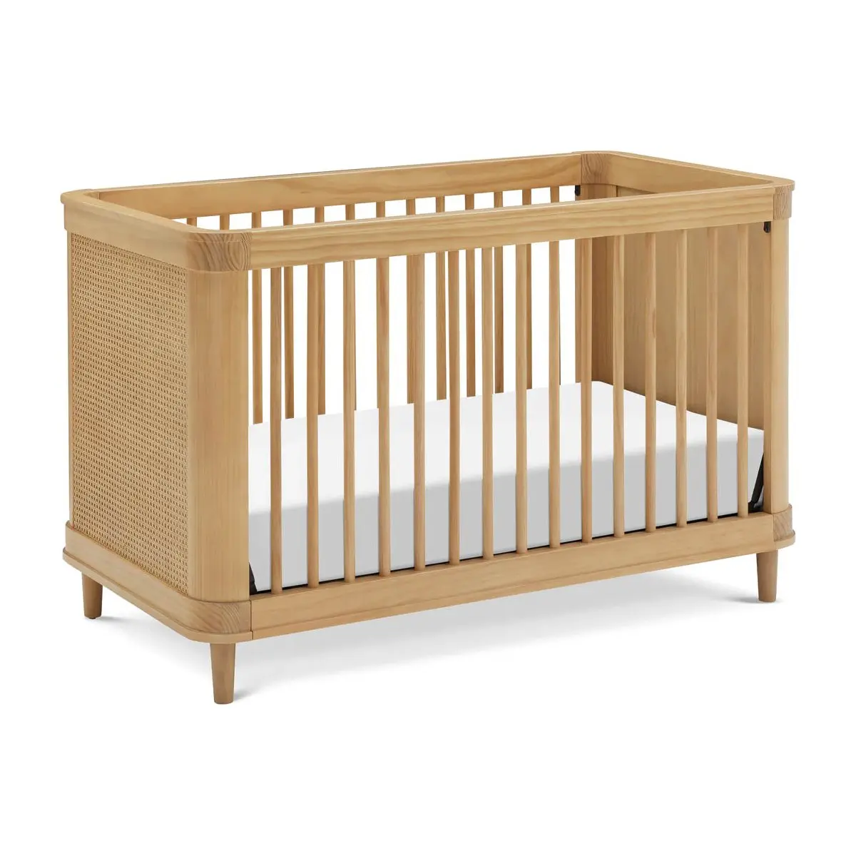 Name Sake Marin with Cane 3 in 1 Convertible Crib Honey Tjskids TjsKids