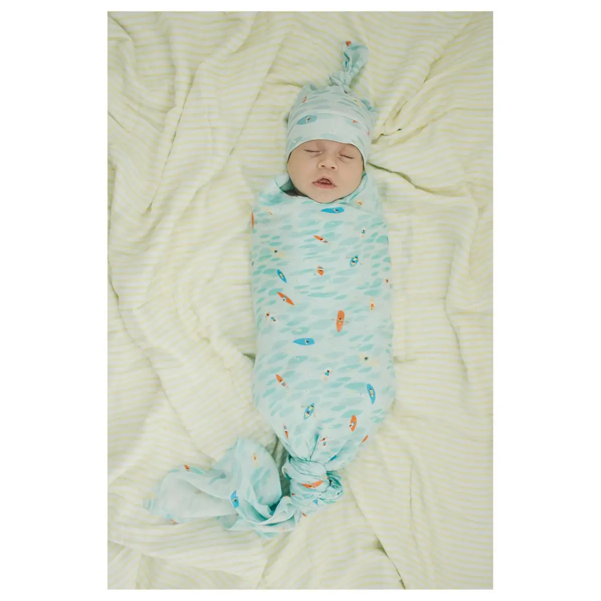 Loulou Lollipop Muslin Swaddle Kayak TjsKids