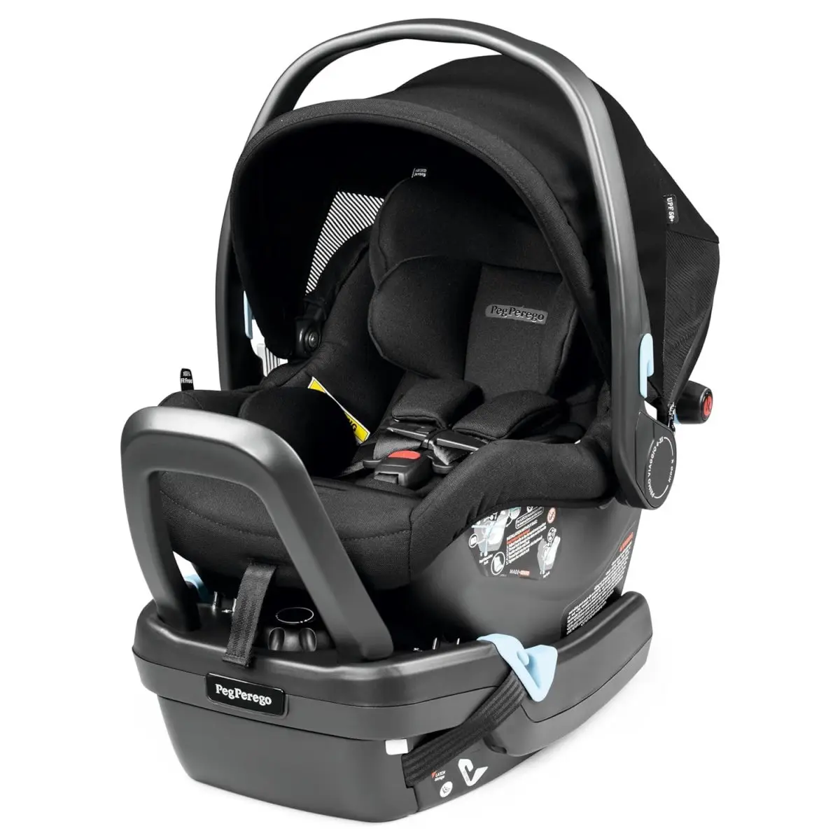 Peg Perego Primo Viaggio 4 35 K Infant Car Seat with Base True Black TjsKids
