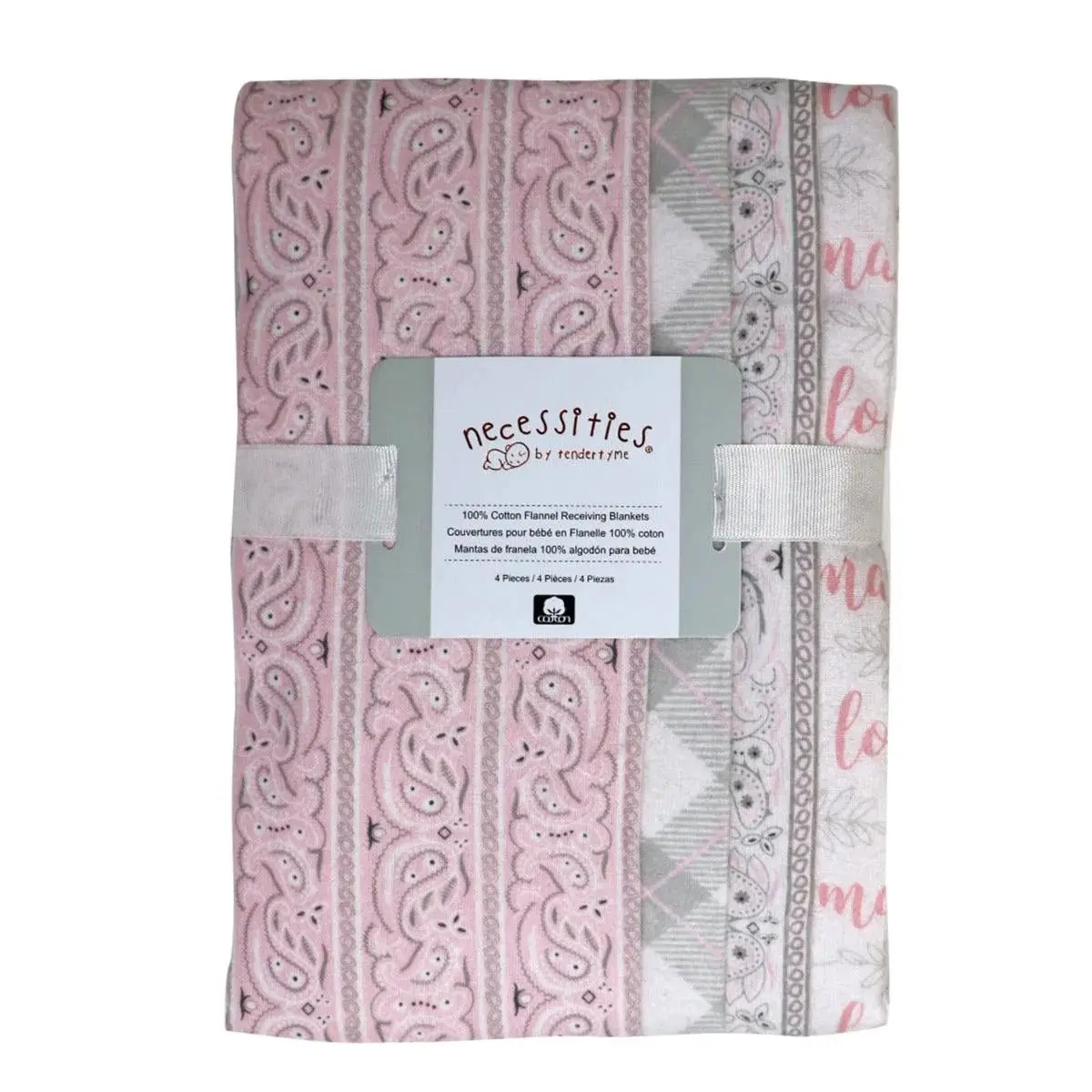 Pink receiving blankets outlet