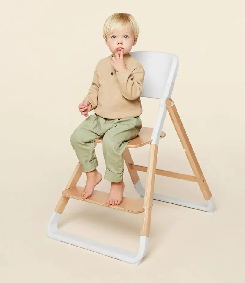 Ergo baby Evolve High Chair Set - Natural Wood 