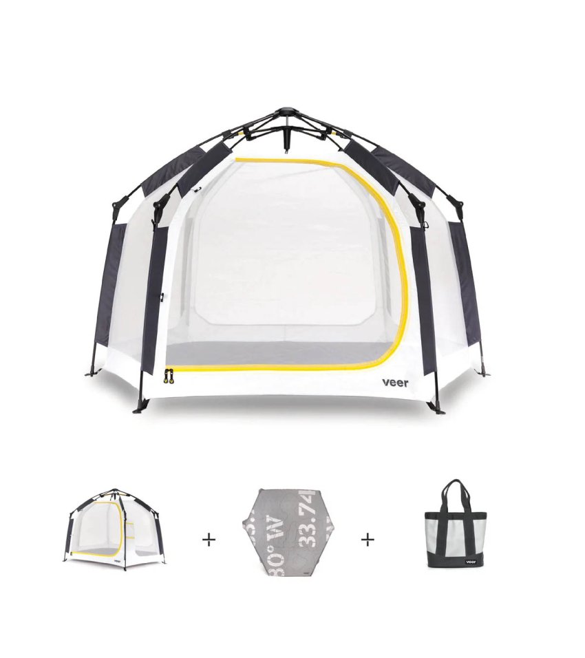 Veer Basecamp Tent Bundle (Basecamp, Air Pad, Tote) TjsKids