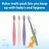 Infant-to-Toddler Toothbrush 4 Pack - Pink