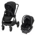 Oxford Stroller Car Seat Bundle - Twillic Black