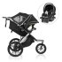Victory Plus Jogging Stroller Travel System with LiteMax Infant Car Seat - Casual Grey