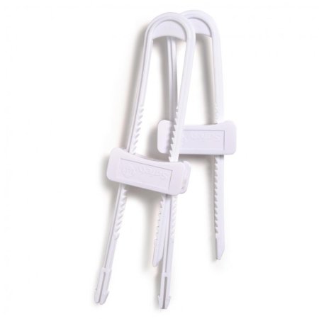 Cabinet Slide Lock 2 Pack White 11002