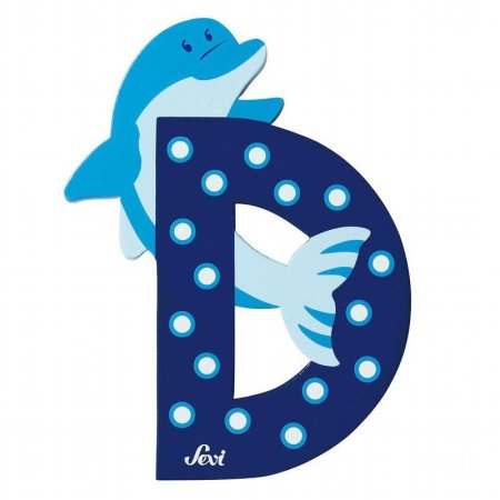 Animal Wooden Letter D