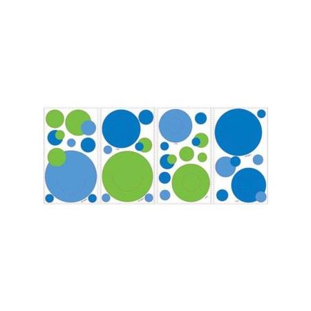 Wall Pockets Appliques Blue RMK1135SCS