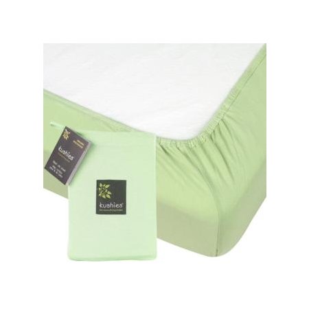Organic Jersey Fitted Crib Sheet Green SO830