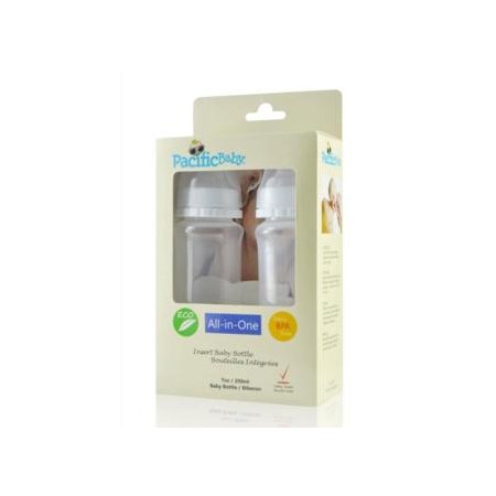 2 Pack Bottle Insert with Cap n Teat 474