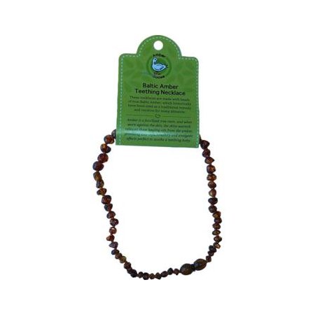 Baby Amber Baroque Necklaces Cognac 10069