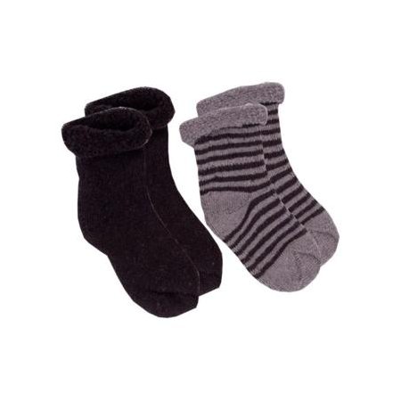 2 Pack Terry Socks Black